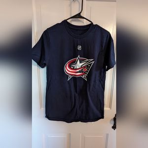 Columbus Blue Jackets Sergei Bobrovsky T-Shirt Jersey - Size Large